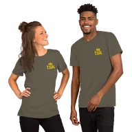 Classic Lightweight TSK Logo Unisex T-Shirt — Army — Couple