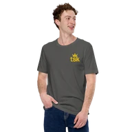 Classic Lightweight TSK Logo Unisex T-Shirt — Asphalt — Man