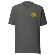 Classic Lightweight TSK Logo Unisex T-Shirt — Asphalt — Plain front