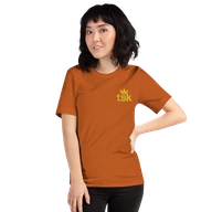 Classic Lightweight TSK Logo Unisex T-Shirt — Autumn — Woman
