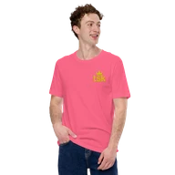 Classic Lightweight TSK Logo Unisex T-Shirt — Charity Pink — Man