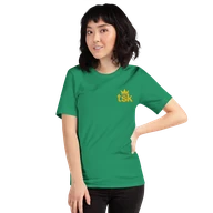 Classic Lightweight TSK Logo Unisex T-Shirt — Kelly — Woman