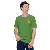 Classic Lightweight TSK Logo Unisex T-Shirt — Leaf — Man