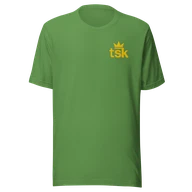 Classic Lightweight TSK Logo Unisex T-Shirt — Leaf — Plain front