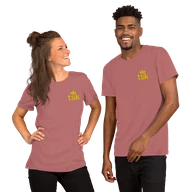 Classic Lightweight TSK Logo Unisex T-Shirt — Mauve — Couple