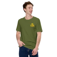 Classic Lightweight TSK Logo Unisex T-Shirt — Olive — Man