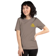 Classic Lightweight TSK Logo Unisex T-Shirt — Pebble — Woman