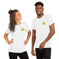 Classic Lightweight TSK Logo Unisex T-Shirt — White — Couple