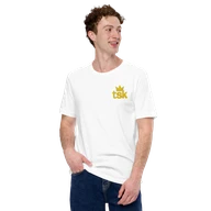 Classic Lightweight TSK Logo Unisex T-Shirt — White — Man