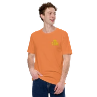 Classic Lightweight TSK Logo Unisex T-Shirt — Burnt Orange — Man