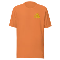 Classic Lightweight TSK Logo Unisex T-Shirt — Burnt Orange — Plain front