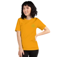 Classic Lightweight TSK Logo Unisex T-Shirt — Gold — Woman