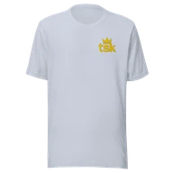 Classic Lightweight TSK Logo Unisex T-Shirt — Light Blue — Plain front