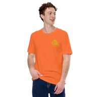 Classic Lightweight TSK Logo Unisex T-Shirt — Orange — Man