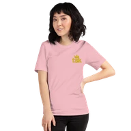 Classic Lightweight TSK Logo Unisex T-Shirt — Pink — Woman