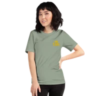 Classic Lightweight TSK Logo Unisex T-Shirt — Sage — Woman