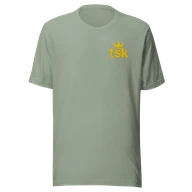 Classic Lightweight TSK Logo Unisex T-Shirt — Sage — Plain front