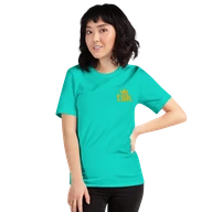 Classic Lightweight TSK Logo Unisex T-Shirt — Teal — Woman