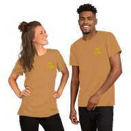 Classic Lightweight TSK Logo Unisex T-Shirt — Toast — Couple