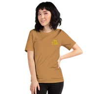 Classic Lightweight TSK Logo Unisex T-Shirt — Toast — Woman