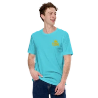 Classic Lightweight TSK Logo Unisex T-Shirt — Turquoise — Man