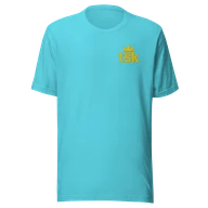 Classic Lightweight TSK Logo Unisex T-Shirt — Turquoise — Plain front