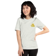 Classic Lightweight TSK Logo Unisex T-Shirt — Ash — Woman