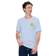 Classic Lightweight TSK Logo Unisex T-Shirt — Baby Blue — Man
