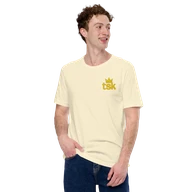 Classic Lightweight TSK Logo Unisex T-Shirt — Natural — Man