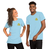 Classic Lightweight TSK Logo Unisex T-Shirt — Ocean Blue — Couple