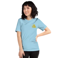 Classic Lightweight TSK Logo Unisex T-Shirt — Ocean Blue — Woman