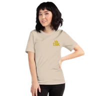 Classic Lightweight TSK Logo Unisex T-Shirt — Soft Cream — Woman