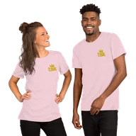 Classic Lightweight TSK Logo Unisex T-Shirt — Soft Pink — Couple