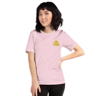 Classic Lightweight TSK Logo Unisex T-Shirt — Soft Pink — Woman