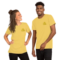 Classic Lightweight TSK Logo Unisex T-Shirt — Yellow — Couple