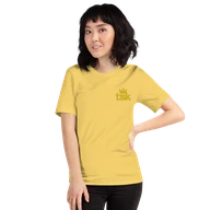 Classic Lightweight TSK Logo Unisex T-Shirt — Yellow — Woman