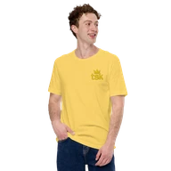 Classic Lightweight TSK Logo Unisex T-Shirt — Yellow — Man