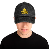 twill-cap — Black — front