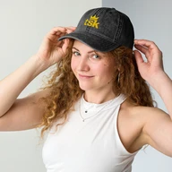 twill-cap — Black — front