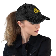 twill-cap — Black — right-front