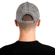 twill-cap — Charcoal Grey — back