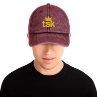twill-cap — Maroon — front