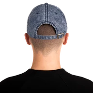 twill-cap — Navy — back