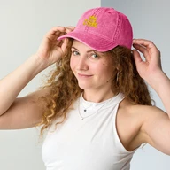 twill-cap — Pink — front