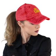 twill-cap — Red — right-front