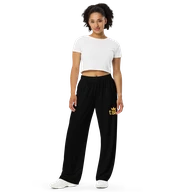 TSK Wide-legged Pants — front view on model